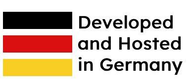 Developed and Hosted in Germany